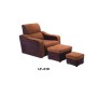Set poltrona e due poggiapiedi uso professionale LF-519 massaggio piedi centro estetico