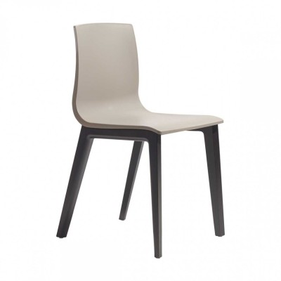 Natural Zebra Antishock - Sedia contract in Faggio e Policarbonato per bar,ristorante,piscina,hotel SCAB DESIGN