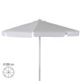 SUN 2 - Ombrellone professionale 3x2 con palo centrale in legno per bar, giardino, spiaggia, mare