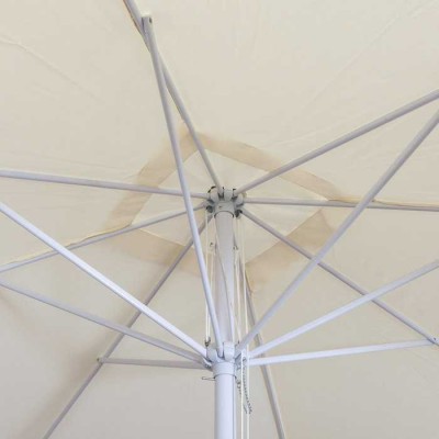 SUN 783E - Ombrellone professionale diametro 3m con palo centrale in metallo per bar, giardino, mare, spiaggia