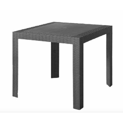 BOHEME - Tavolo contract quadrato 90X90 in polyrattan per giardino, bar, ristorante, pizzeria Grand Soleil