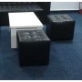 Relax pouf Contract personalizzato in ecopelle (pelle ecologica) per bar, ristorante, albergo