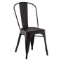 Metal - Sedia stile industriale simil Tolix casa, bar, ristorante, catering, albergo