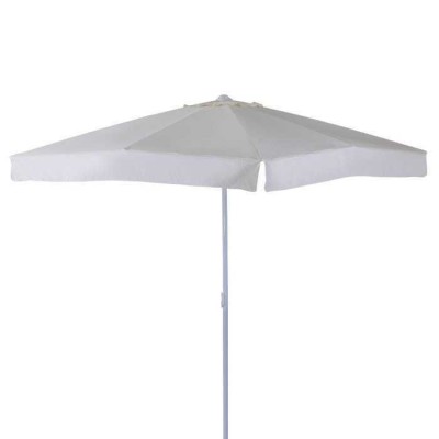 SUN 2 - Ombrellone professionale 3x2 con palo centrale in legno per bar, giardino, spiaggia, mare