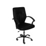 UFFICIO D3 - SEDIA UFFICIO DIREZIONALE ECOPELLE COLORE NERO BIANCO BEIGE