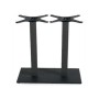 MARTE Q 2/H110cm - DOPPIA BASE CI-11 IN FERRO (GHISA) PIANO 120X60, 120X80cm BAR RISTORANTE ALBERGO
