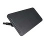 Ufficio Iso Sky BT-SEDIA UFFICIO VISITATORE BRACCIOLO E TAVOLETTA ECOPELLE STANDARD O CERTIFICATO IGNIFUGO 1IM
