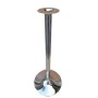 Saturno RHF109 - Base rotonda in acciaio cromato alta fissa 109cm x tavoli bar, ristorante, pub, albergo