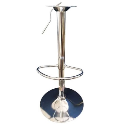 RICAMBI BASE CROMATA SGABELLO ALZABILE H54/75 CON PISTONE A GAS