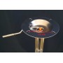 RICAMBI BASE CROMATA SGABELLO ALZABILE H54/75 CON PISTONE A GAS