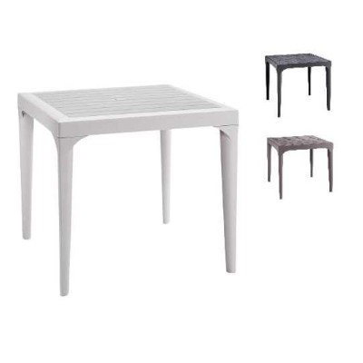 MALMO - Tavolo 80x80 polipropilene (BICA ITALY) bar ristorante pizzeria pub catering