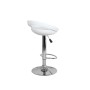 CIAMBELLA - Sgabello bar in ABS gamba cromata per casa, ufficio, bar, ristorante, hotel