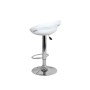 CIAMBELLA - Sgabello bar in ABS gamba cromata per casa, ufficio, bar, ristorante, hotel