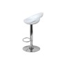 CIAMBELLA - Sgabello bar in ABS gamba cromata per casa, ufficio, bar, ristorante, hotel
