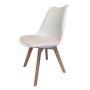 Natural Z - Sedia stile scandinavo in Faggio e Polipropilene per bar,ristorante,piscina,hotel