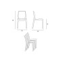 Rome - Sedia Impilabile bar ristorante piscina hotel polipropilene  GRAND SOLEIL