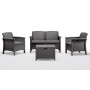 SET RATTAN VENEZIA 2 - Set 4 persone in polipropilene rattan (BICA Italy) bar ristorante pizzeria pub catering
