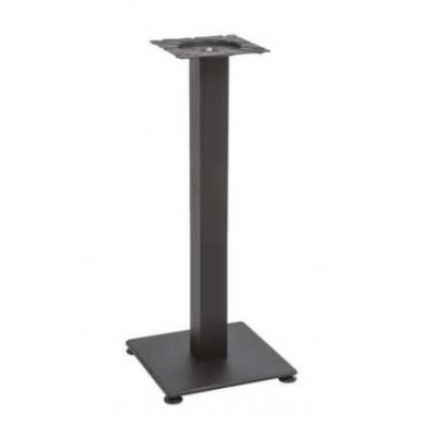 ENZO H108 - base in alluminio e metallo moderna nera per piani tavolo rotondo o quadrato bar, ristorante, albergo