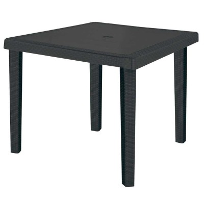 BOHEME - Tavoli Grand Soleil simil rattan quadrati 90X90 da esterno giardino bar ristorante