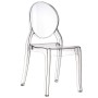 Chantal Chair - Sedia Impilabile policarbonato trasparente