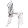 Chantal Chair - Sedia Impilabile policarbonato trasparente