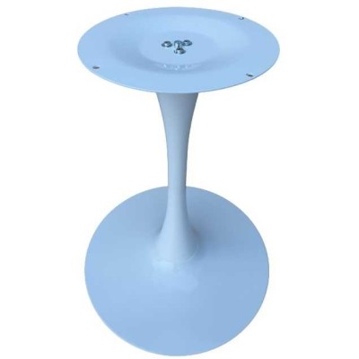 Tulip - Base, gamba in fusione d'alluminio colore bianco H75cm, bar, ristorante, pub, albergo