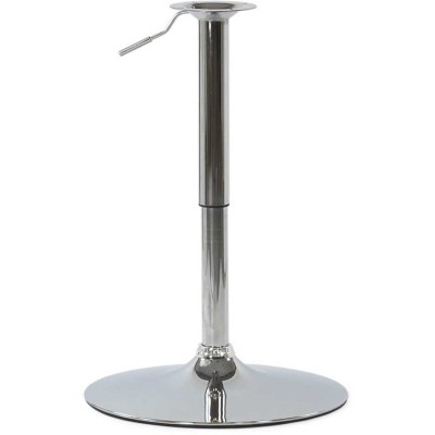 Saturno R 92- 107 - Base rotonda in acciaio cromato altezza regolabile circa 92-107cm bar, ristorante, pub, albergo