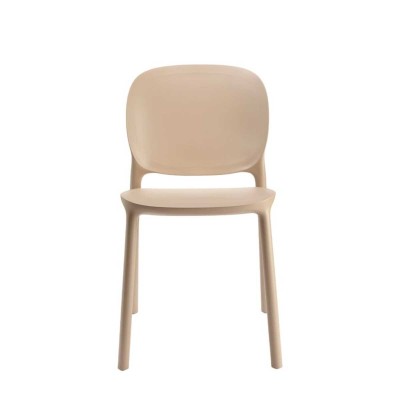SAI - SEDIA ERGONOMICA IN POLIPROPILENE IMPILABILE DA ESTERNO PER BAR, RISTORANTE, PISCINA, HOTEL SCAB DESIGN