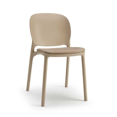 HUG 2380 - Sedia Impilabile contract bar ristorante polipropilene SCAB DESIGN certificata CAM e CATAS