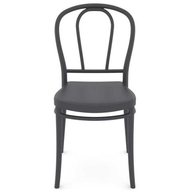 ROSA - Sedia stile Vienna Thonet impilabile polipropilene fibra di vetro design retro vintage bistrot bar ristorante catering