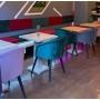 Truva - Poltrona Premium Contract personalizzata per locali in ecopelle, tessuto, velluto