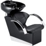 Poltrona lavatesta LF-961 a 1 posto (shampoo bed) ceramica uso professionale salone parrucchiere