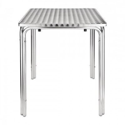 Q60/4G - Tavolo alluminio impilabile quadrato a 4 gambe bar ristorante hotel