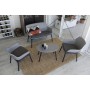LUXOR - LOUNGE SET DESIGN Bica Italy 4 posti salotto polipropilene esterno con divanetto, 2 poltrone, 1 tavolino e cuscini