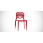 TOP GIO - SEDIA ERGONOMICA IN POLIPROPILENE IMPILABILE DA ESTERNO PER BAR, RISTORANTE, PISCINA, HOTEL SCAB DESIGN