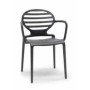 COKKA CHAIR - SEDIA ERGONOMICA IN POLIPROPILENE IMPILABILE DA ESTERNO PER BAR, RISTORANTE, PISCINA, HOTEL SCAB DESIGN