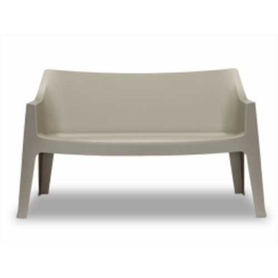 COCCOLONA - SET DA DUE DIVANETTI IN POLIPROPILENE IMPILABILE DA ESTERNO PER BAR, RISTORANTE, PISCINA, HOTEL SCAB DESIGN