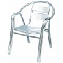 GARDEN - SEDIA (POLTRONA) ALLUMINIO IMPILABILE PER BAR, RISTORANTE, PIZZERIA, PISCINA, HOTEL