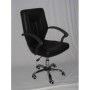 UFFICIO D3 - SEDIA UFFICIO DIREZIONALE ECOPELLE COLORE NERO,BIANCO,BEIGE