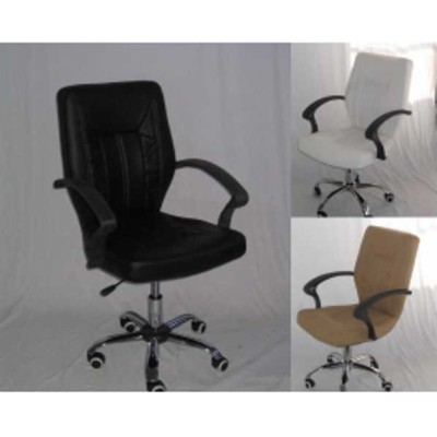 UFFICIO D3 - SEDIA UFFICIO DIREZIONALE ECOPELLE COLORE NERO,BIANCO,BEIGE