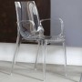 VANITY - Sedia (poltrona) contract Impilabile in Policarbonato da esterno ed interno per bar,ristorante, hotel SCAB DESIGN