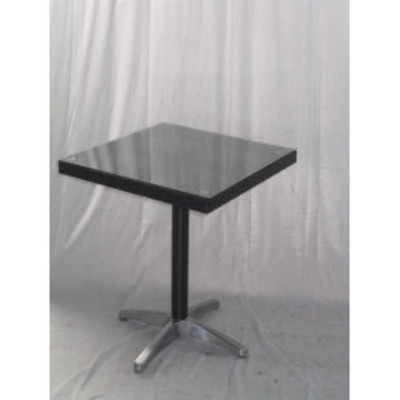 SIVIGLIA - TAVOLO 60X60 e 70x70 CON BASE E STRUTTURA IN ALLUMINIO INTRECCIATA IN SIMIL RATTAN