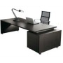 OPERA - Scrivania contract office direzionale in legno nobilitato melaminico per ufficio, studio, hotel, albergo