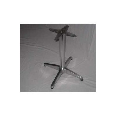 Base rinforzata pieghevole H 68 cm in alluminio per piani tavoli bar, ristorante, pub, albergo